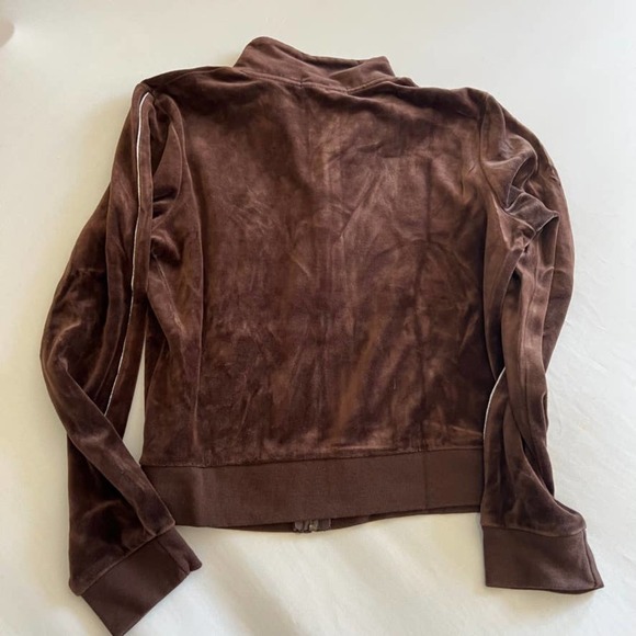 B.R.B. Be Right Brown velour track jacket L - Picture 6 of 6